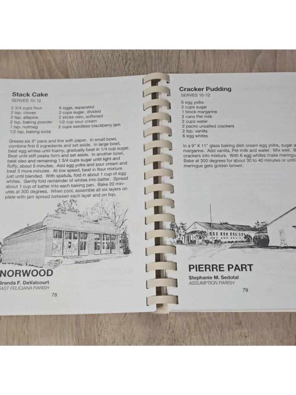 The Louisiana Proud Collection Of Sweet Things Spiral Bound Cookbook 1993